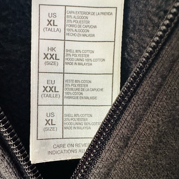 Disney Parks Original Black Full Zip Hoodie Walt Disney World Cinderella Castle - Picture 3 of 5